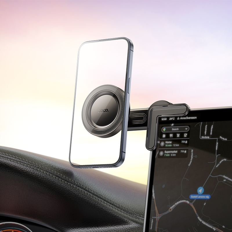 Hoco Ring Magnetic Car Holder for Display H57 - Black